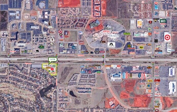13601 N May Ave, Oklahoma City, OK - AERIAL  map view