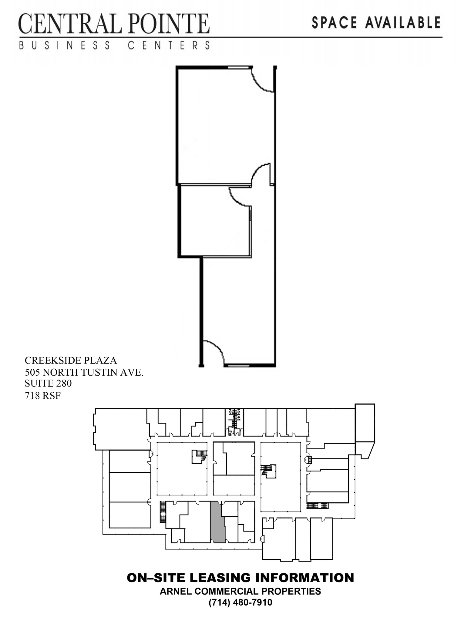 505 N Tustin Ave, Santa Ana, CA for lease Floor Plan- Image 1 of 1