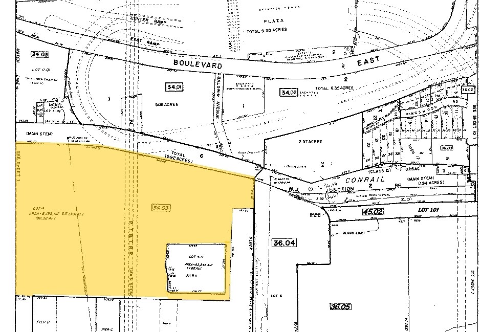 1000 Harbor Blvd, Weehawken, NJ for lease Plat Map- Image 1 of 2