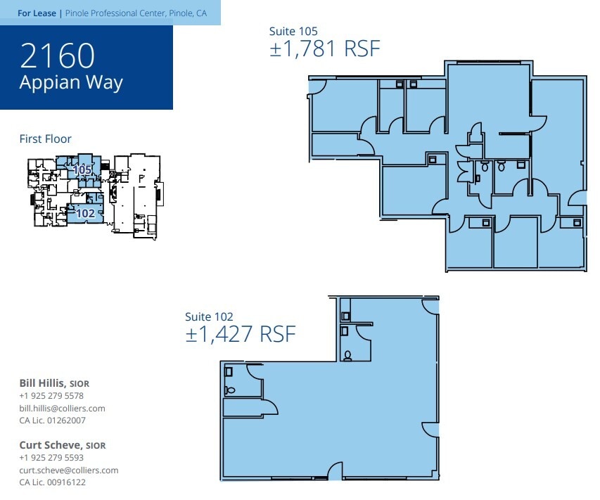 2160 Appian Way, Pinole, CA for lease Floor Plan- Image 1 of 1