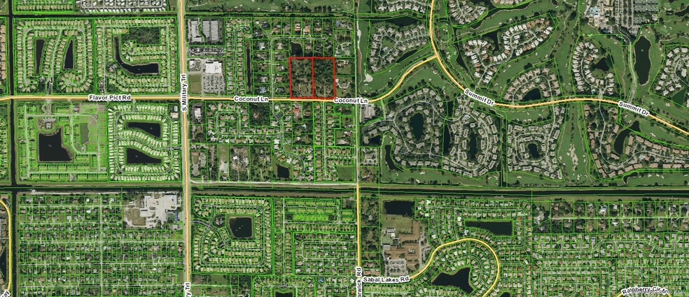 4595 Coconut Ln, Boynton Beach, FL for sale - Aerial - Image 1 of 1