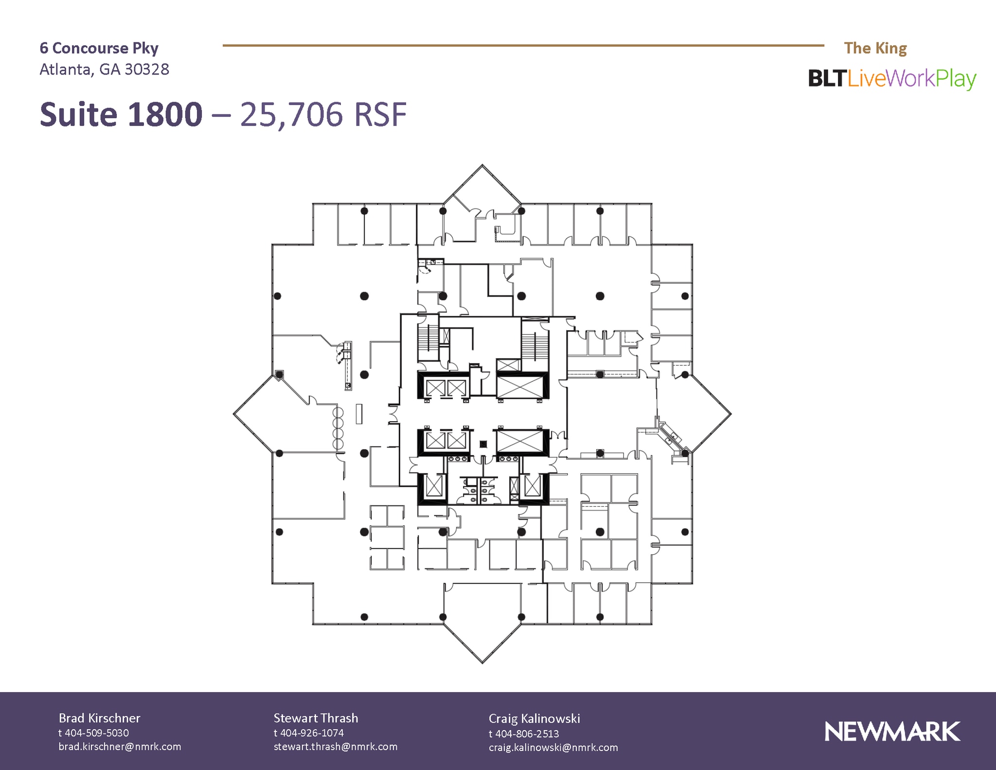 6 Concourse Pky NE, Atlanta, GA for lease Floor Plan- Image 1 of 1