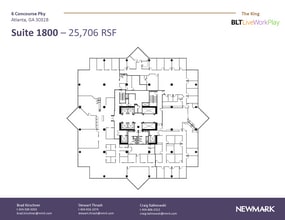 6 Concourse Pky NE, Atlanta, GA for lease Floor Plan- Image 1 of 1