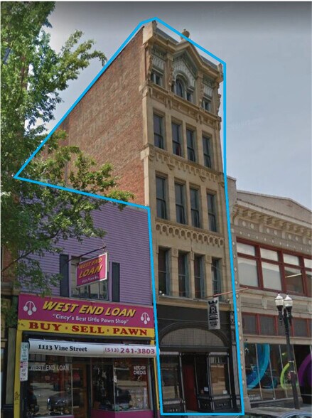 1115 Vine St, Cincinnati, OH à vendre - Photo du bâtiment - Image 2 de 10