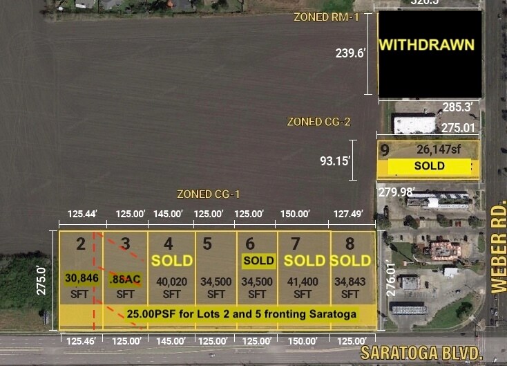 Saratoga Blvd, Corpus Christi, TX for sale Primary Photo- Image 1 of 2