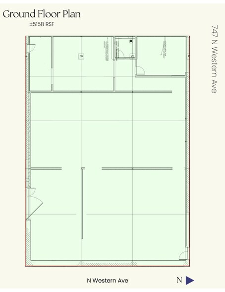 737-747 N Western Ave, Los Angeles, CA à louer - Plan de site - Image 1 de 7