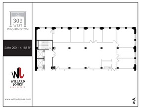 309 W Washington St, Chicago, IL à louer Plan d  tage- Image 1 de 1