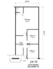 14256-14280 Doolittle Dr, San Leandro, CA à louer Plan de site- Image 2 de 5