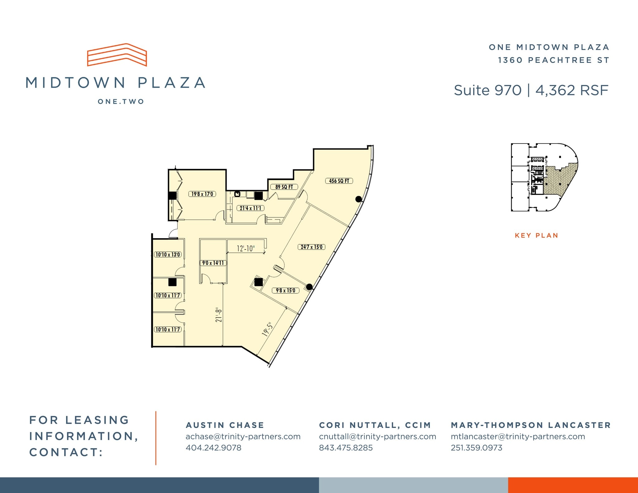 1360 Peachtree St NE, Atlanta, GA à louer Plan de site- Image 1 de 1