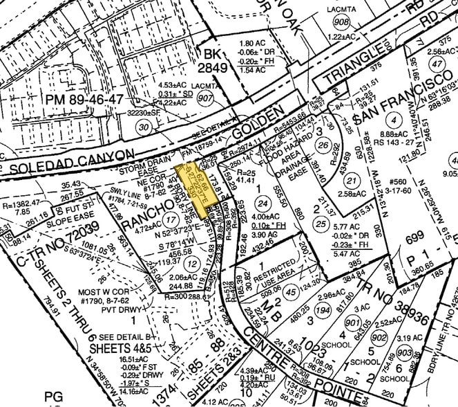 21700 Golden Triangle Rd, Santa Clarita, CA for lease - Plat Map - Image 2 of 8