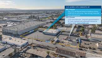 Plus de détails pour 575 & 589 S Vincent Avenue – Terrain à vendre, Azusa, CA