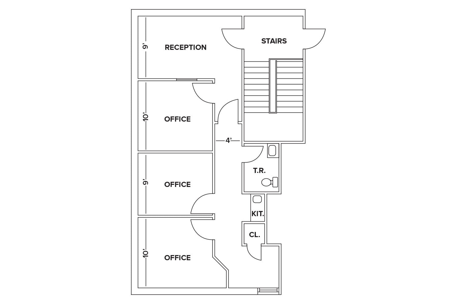 211 Commons Way, Princeton, NJ for lease Floor Plan- Image 1 of 2