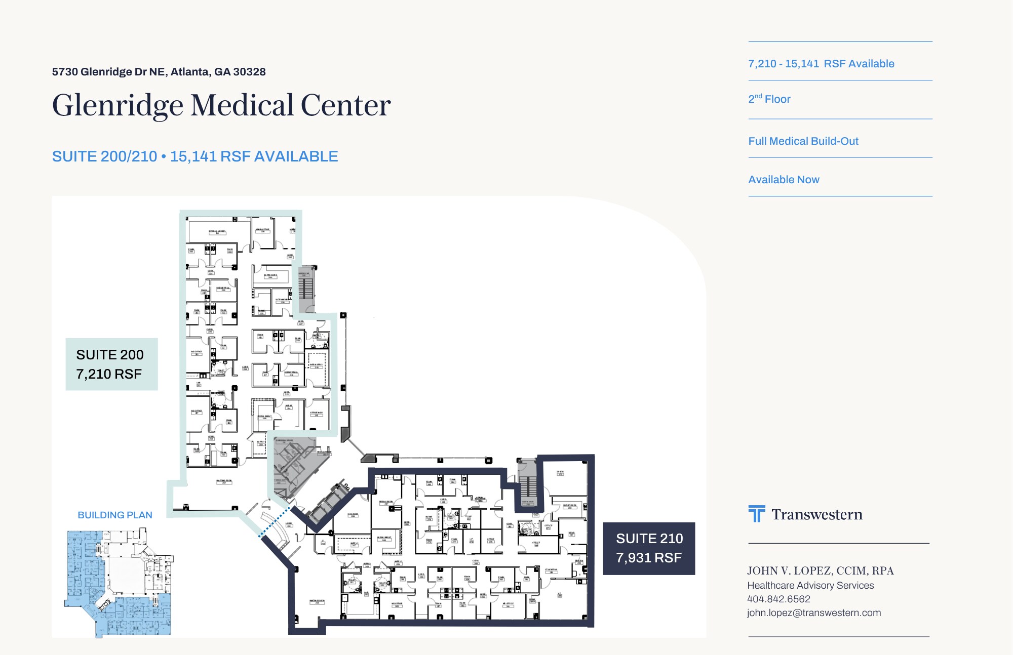 5730 Glenridge Dr NE, Atlanta, GA for lease Floor Plan- Image 1 of 2