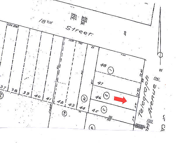 1727-1729 Telegraph Ave, Oakland, CA for lease - Plat Map - Image 2 of 6