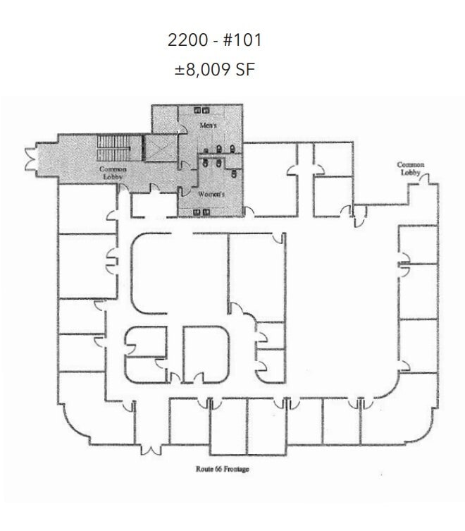 2200 E Route 66, Glendora, CA for lease Floor Plan- Image 1 of 1