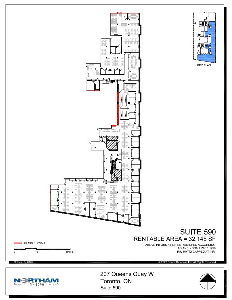207 Queens Quay W, Toronto, ON à louer Plan d’étage- Image 1 de 1