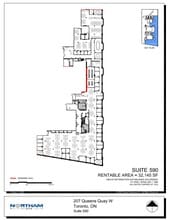 207 Queens Quay W, Toronto, ON à louer Plan d’étage- Image 1 de 1