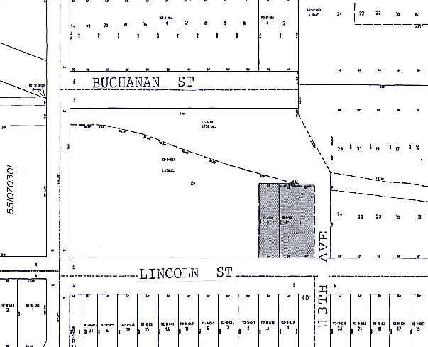 1302 W Lincoln St, Phoenix, AZ for sale - Plat Map - Image 2 of 4