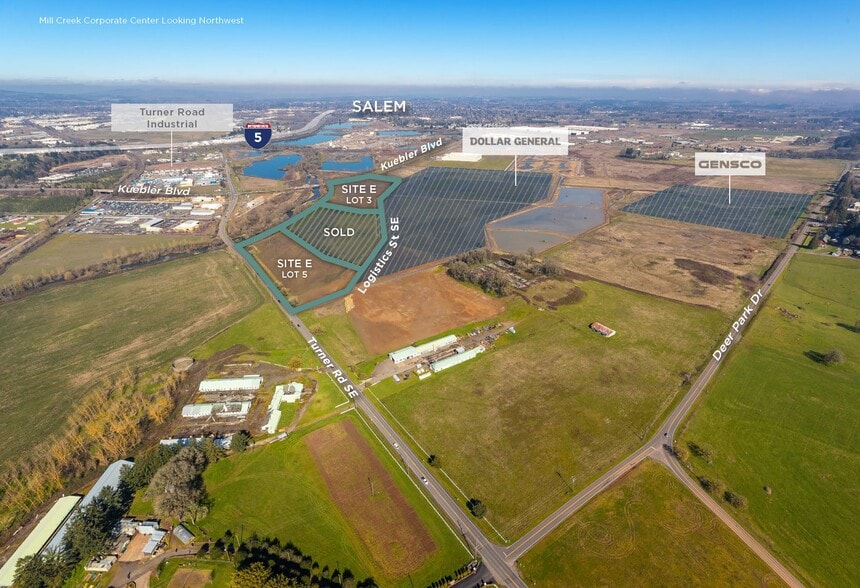Hwy 22 & Kuebler Blvd, Salem, OR for sale - Aerial - Image 3 of 5