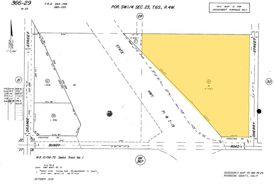 Bundy Canyon Rd, Wildomar, CA à louer - Plan cadastral - Image 3 de 3