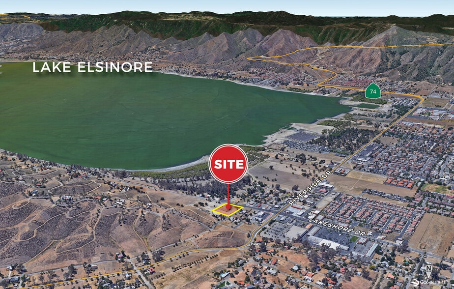 16960 Lakeshore Dr, Lake Elsinore, CA à vendre - Aérien - Image 2 de 9