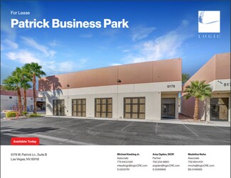 Plus de détails pour 5178 W Patrick Ln, Las Vegas, NV - Industriel à louer