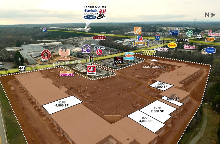 110-480 Banks Crossing Dr, Commerce, GA for lease - Building Photo - Image 3 of 17