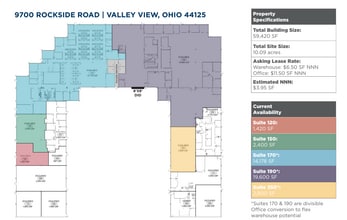 9700 Rockside Rd, Valley View, OH for lease Floor Plan- Image 1 of 1