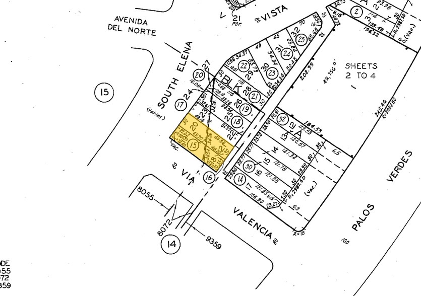 1720 S Elena Ave, Redondo Beach, CA for lease - Plat Map - Image 2 of 2