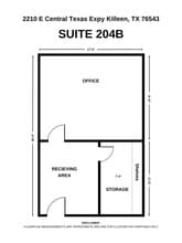 2210 E Central Texas Expy, Killeen, TX for lease Floor Plan- Image 1 of 3