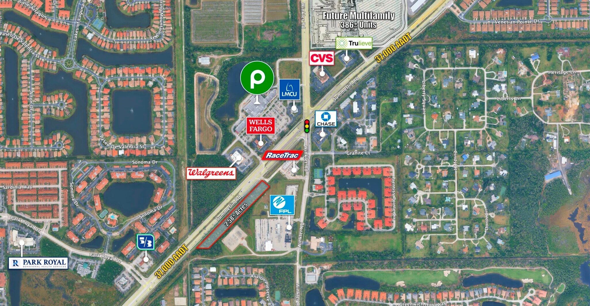 15881 Summerlin Rd, Fort Myers, FL à vendre Photo du bâtiment- Image 1 de 5