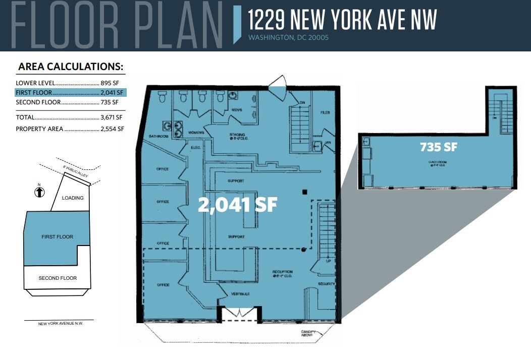 1229 New York Ave NW, Washington, DC à vendre Plan d’étage- Image 1 de 1