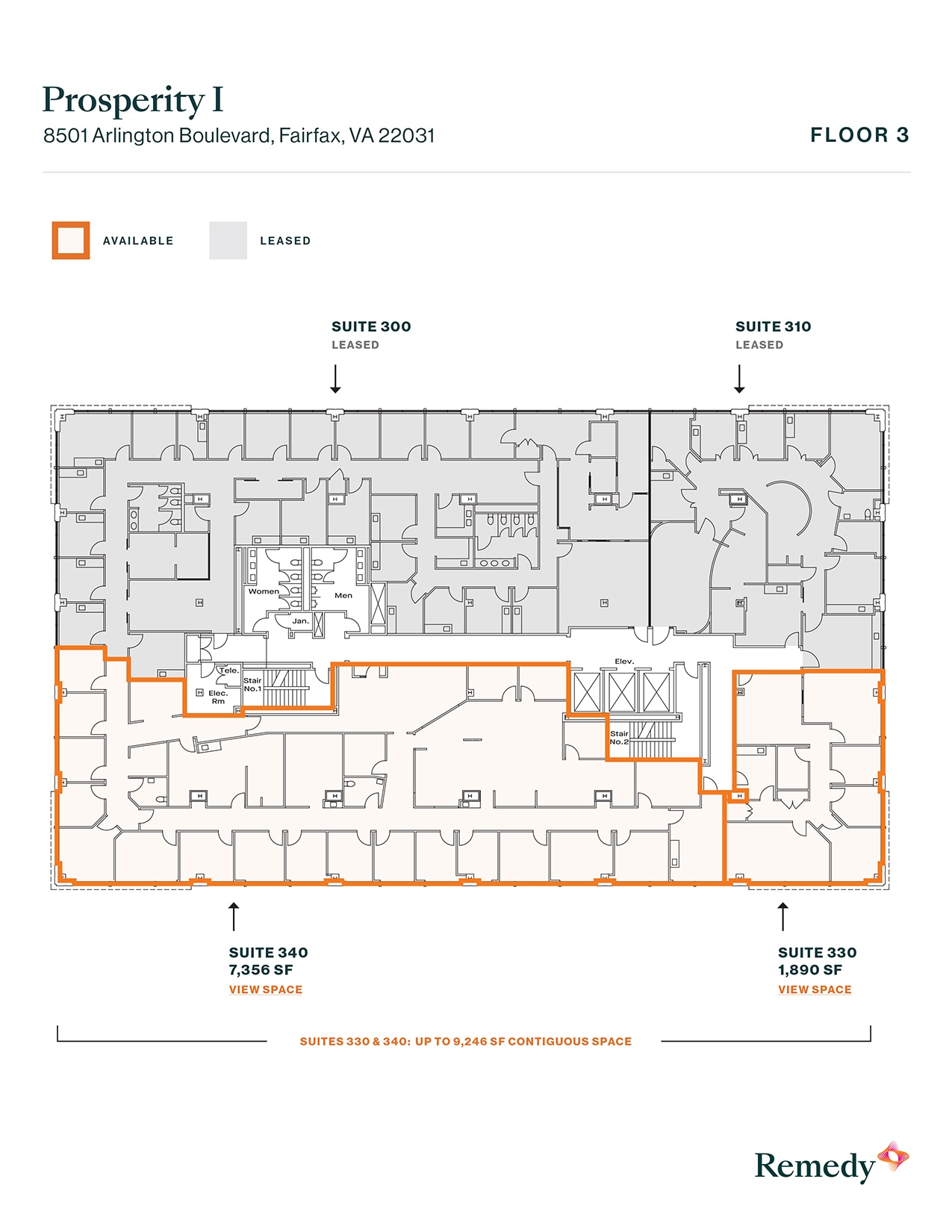 8501 Arlington Blvd, Merrifield, VA for lease Floor Plan- Image 1 of 1