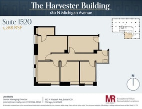 180 N Michigan Ave, Chicago, IL à louer Plan d’étage- Image 1 de 6
