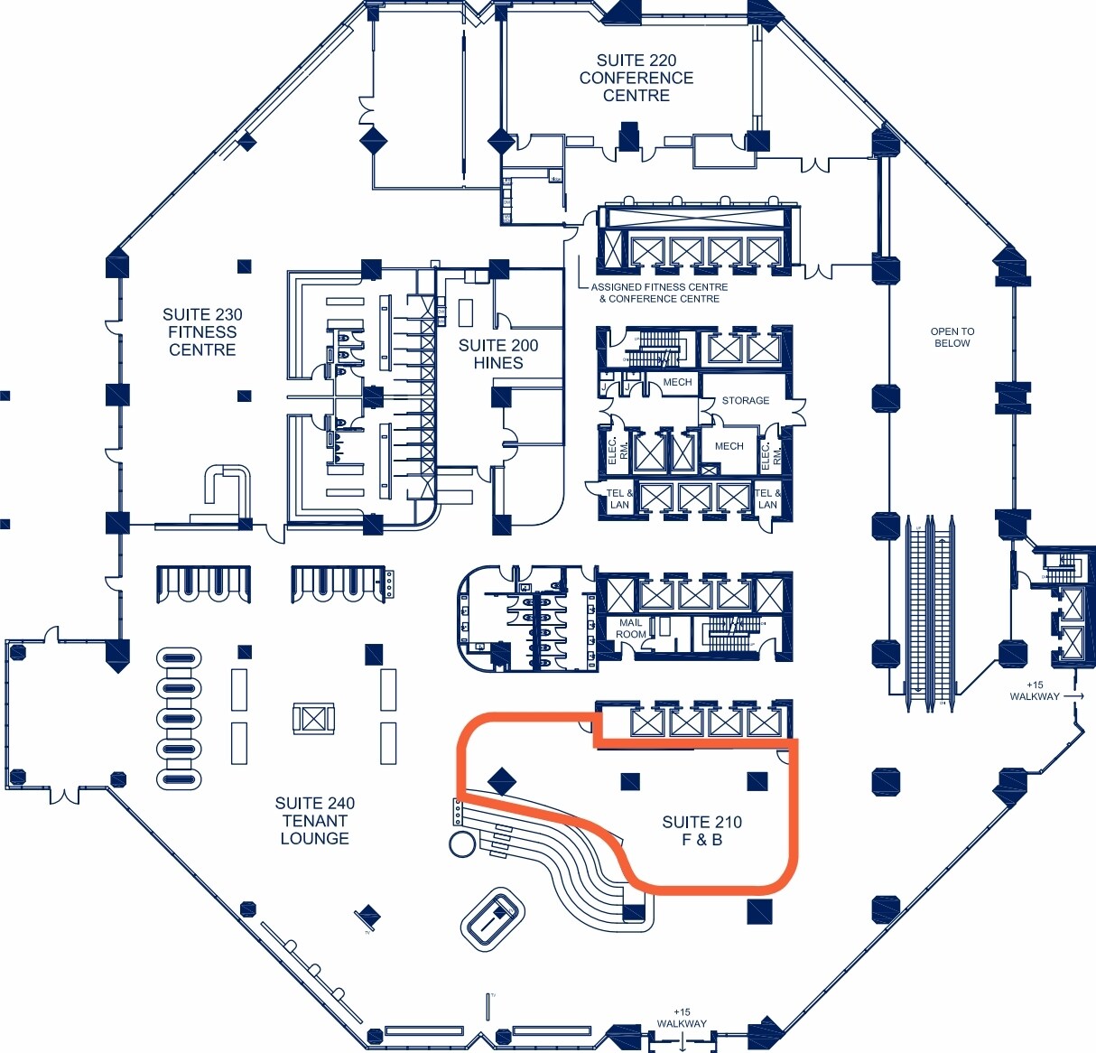 411 1st St SE, Calgary, AB à louer Plan d’étage- Image 1 de 1
