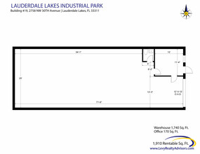 2696 NW 31st Ave, Lauderdale Lakes, FL à louer Plan d  tage- Image 2 de 2