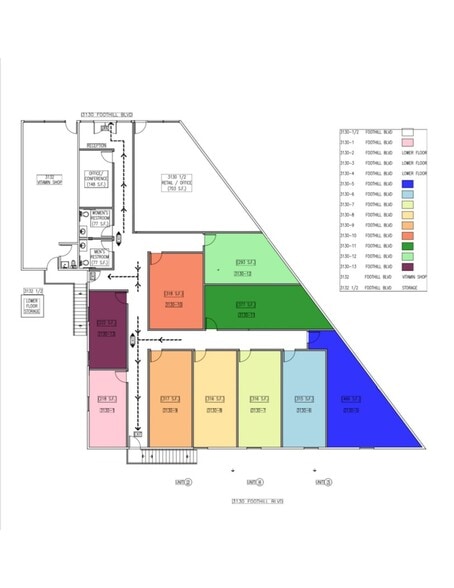3130-3136 1/2 Foothill Blvd, La Crescenta, CA for lease - Site Plan - Image 1 of 11