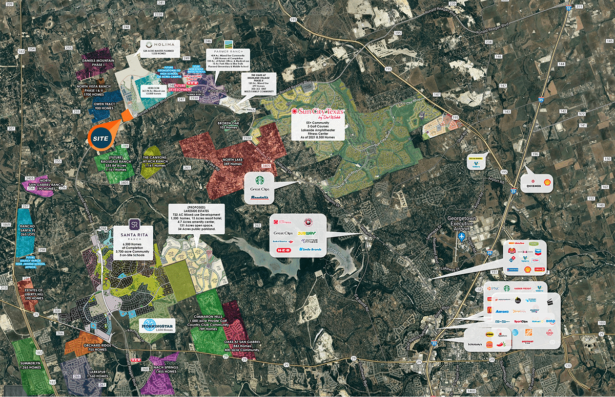 NWC Ronald Reagan Blvd. & Wild way, Georgetown, TX à louer Photo du bâtiment- Image 1 de 2