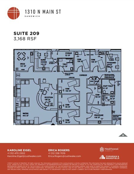 1310 Main St, Sandwich, IL à louer - Plan d’étage - Image 3 de 3