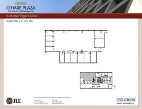8725 W Higgins Rd, Chicago, IL à louer Plan d’étage- Image 1 de 1