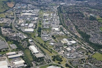 Bennett St, Bridgend, MGN - Aérien Vue de la carte