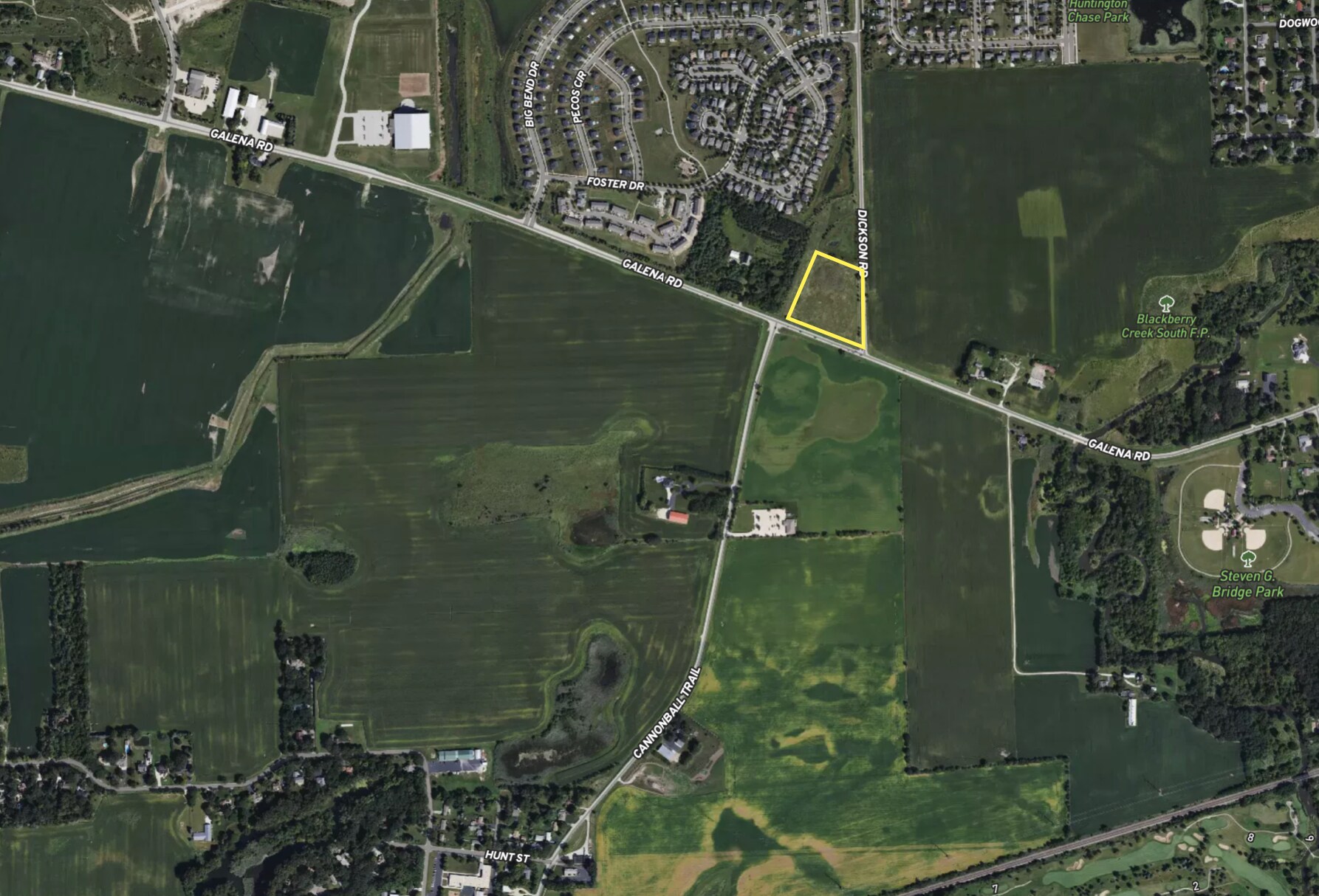 NEC Galena Road and Cannonball Trail Rd, Montgomery, IL à vendre Photo du bâtiment- Image 1 de 2