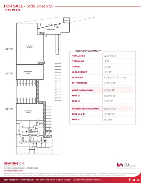 5519 Jillson St, Commerce, CA for sale - Site Plan - Image 3 of 3