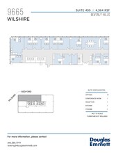 9665 Wilshire Blvd, Beverly Hills, CA à louer Plan d’étage- Image 1 de 1