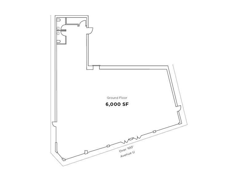 2975 Avenue U, Brooklyn, NY for lease - Floor Plan - Image 2 of 3