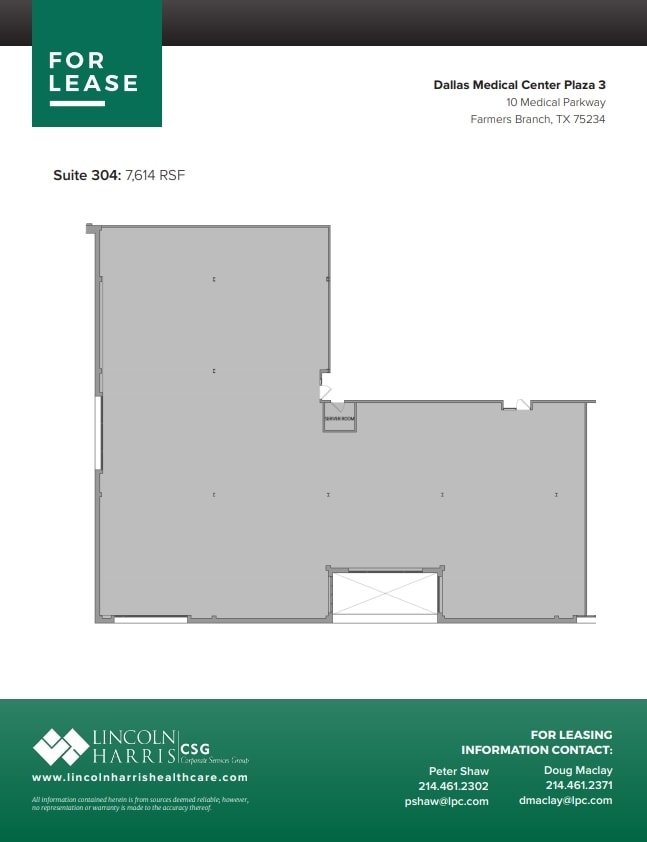 10 Medical Pky, Farmers Branch, TX for lease Floor Plan- Image 1 of 1