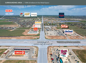 12811-12813 Indiana Ave, Lubbock, TX - Aérien  Vue de la carte