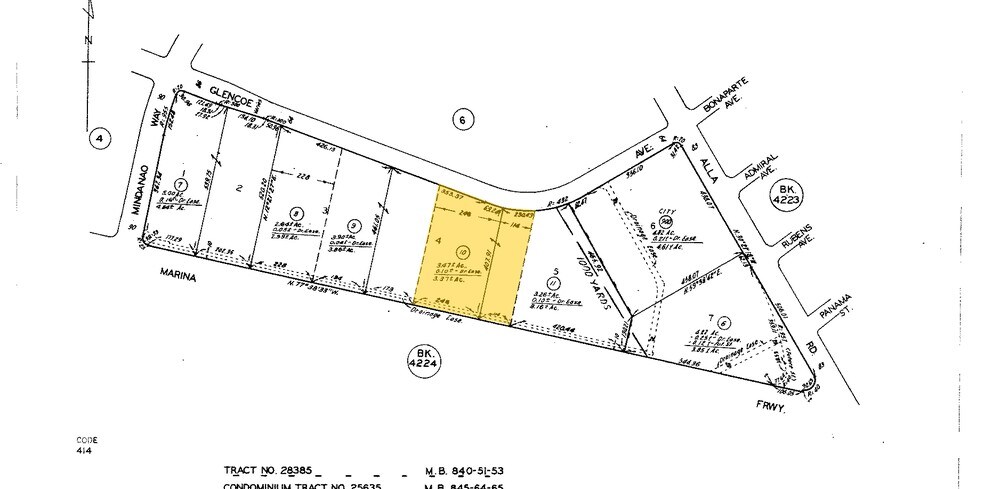 4551 Glencoe Ave, Marina Del Rey, CA for lease - Plat Map - Image 2 of 12