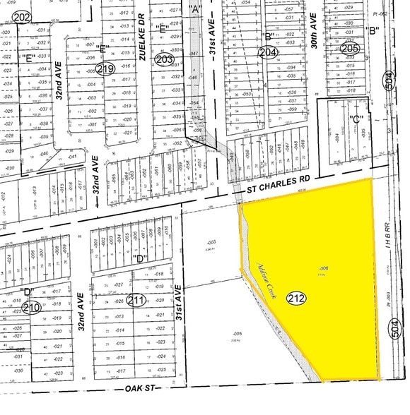 3000 St. Charles Rd, Bellwood, IL à vendre - Plan cadastral - Image 2 de 2