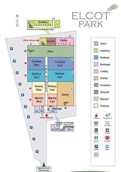 Elcot Ln, Marlborough à louer - Plan de site - Image 2 de 2